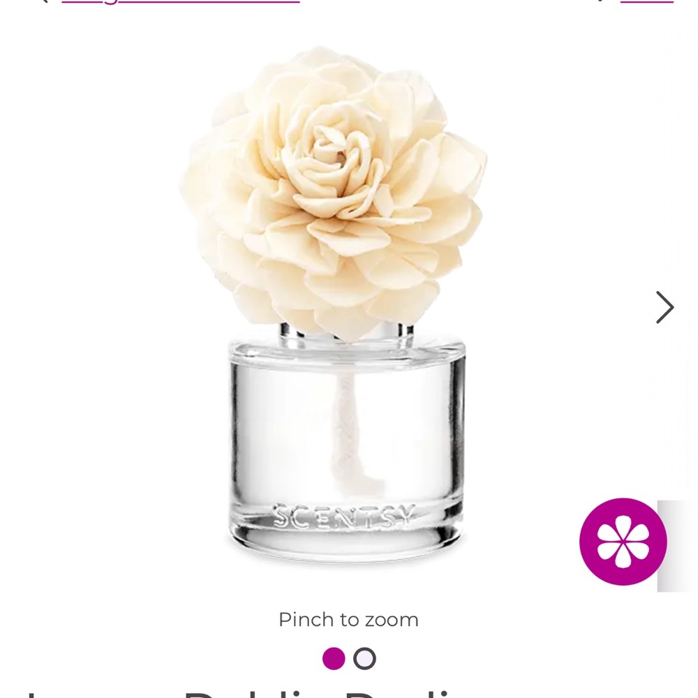 Scentsy Cream Blossom Diffuser